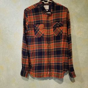 Denim & Flower Flannel Slim Fit Cotton Flannel MED